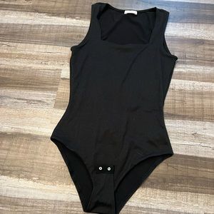 Pink Lily Square Neck Tank Bodysuit